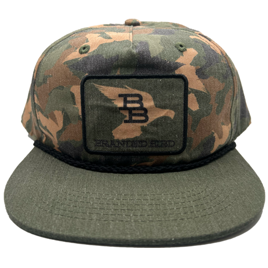 Dove Camo Flat Bill Rope Hat