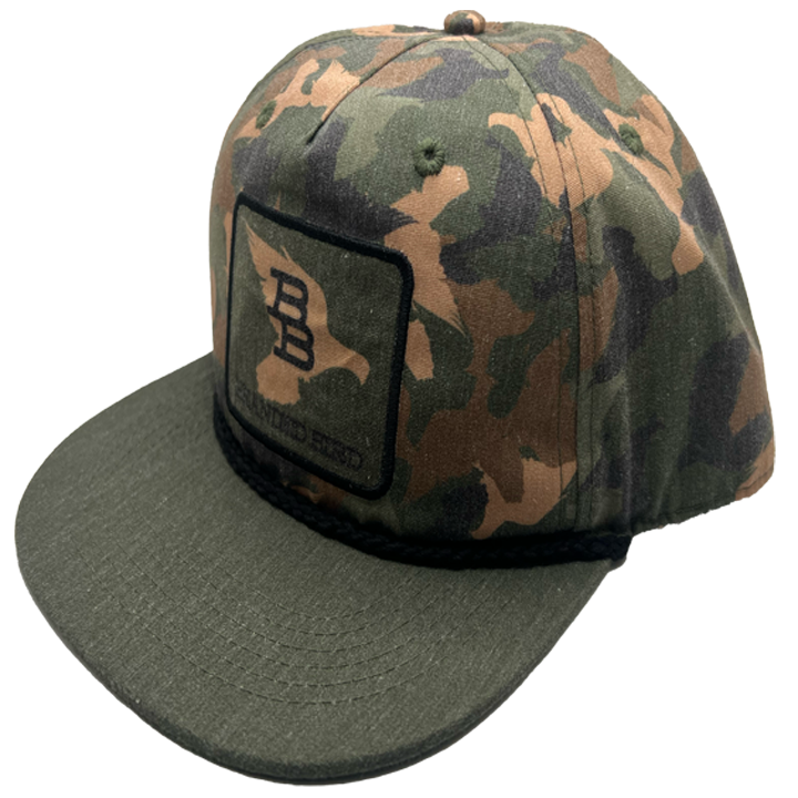 Dove Camo Flat Bill Rope Hat